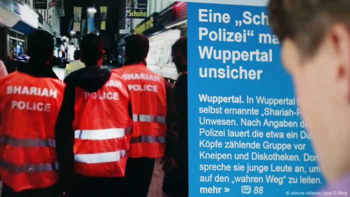 El Tribunal Supremo de Alemania anuló las absoluciones dictadas por una corte regional a la Policía de la sharía, un grupo de jóvenes que presuntamente quería hacer cumplir la ley islámica en la ciudad de Wuppertal. (11.01.2018).