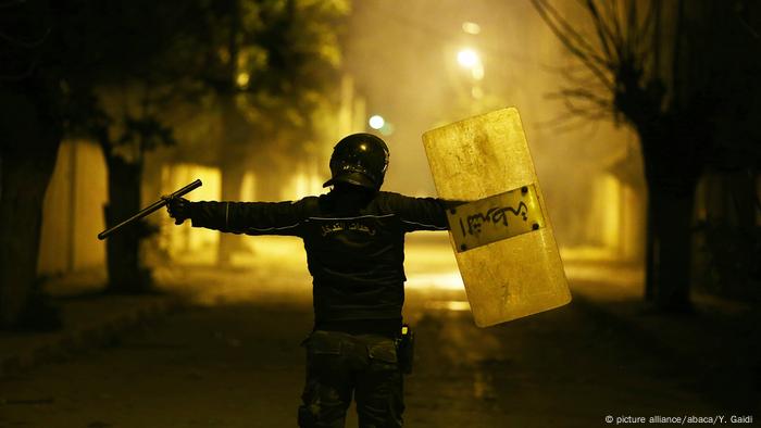 Protest in Tunesien (picture alliance/abaca/Y. Gaidi )