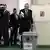 Milos Zeman casting his ballot in the first round