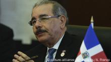 **Archivbild***
Dominican Republic's President Danilo Medina attends a session of the Central America Integration System (SICA) summit in Veracruz, Panama, Thursday, Dec. 14, 2017. (AP Photo/Arnulfo Franco) |