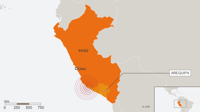 Karte Erdbeben Peru SPA