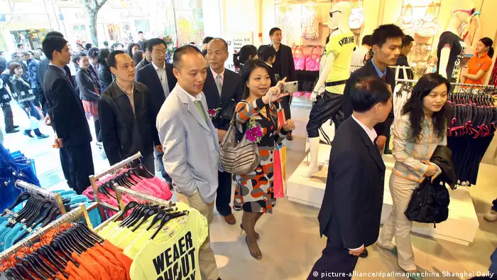 China C&A Modekette Eröffnung Filiale in Shanghai