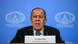 Russland Sergei Lawrow bei seiner Pressekonferenz Russland Sergei Lawrow bei seiner Pressekonferenz