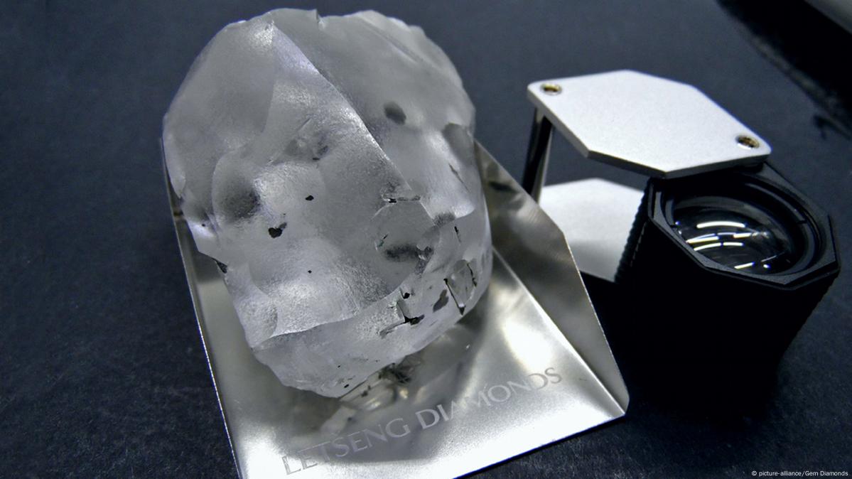 Two Large Rough Diamonds Found in Lesotho