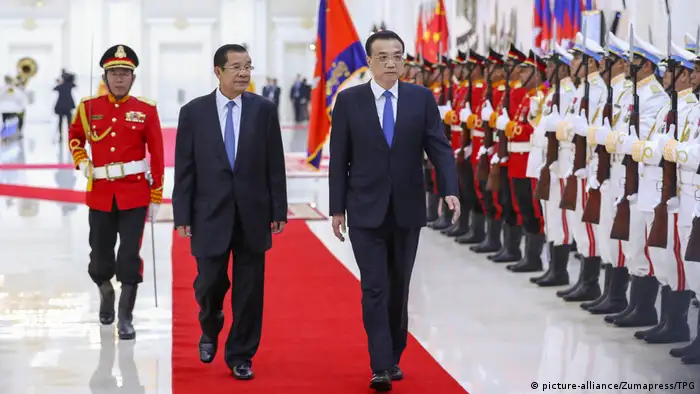 Kambodscha China Li Keqiang und Hun Sen in Phnom Penh
