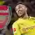 Fussball Pierre-Emerick Aubameyang und Arsenal