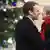 Großbritannien Emmanuel Macron, Präsident Frankreich & Theresa May
