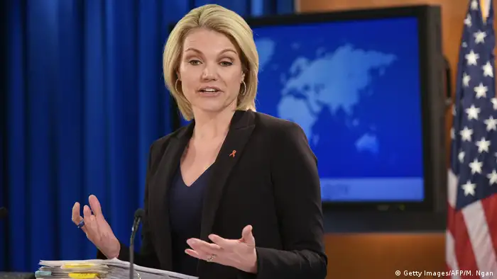 USA Heather Nauert (Getty Images/AFP/M. Ngan)