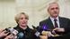 Romanian Prime Minister Viorica Dancila with Social Demorat Party leader Liviu Dragnea Romanian Prime Minister Viorica Dancila with Social Demorat Party leader Liviu Dragnea
