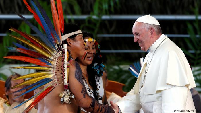 Papież Franciszek w Amazonii, styczeń 2018