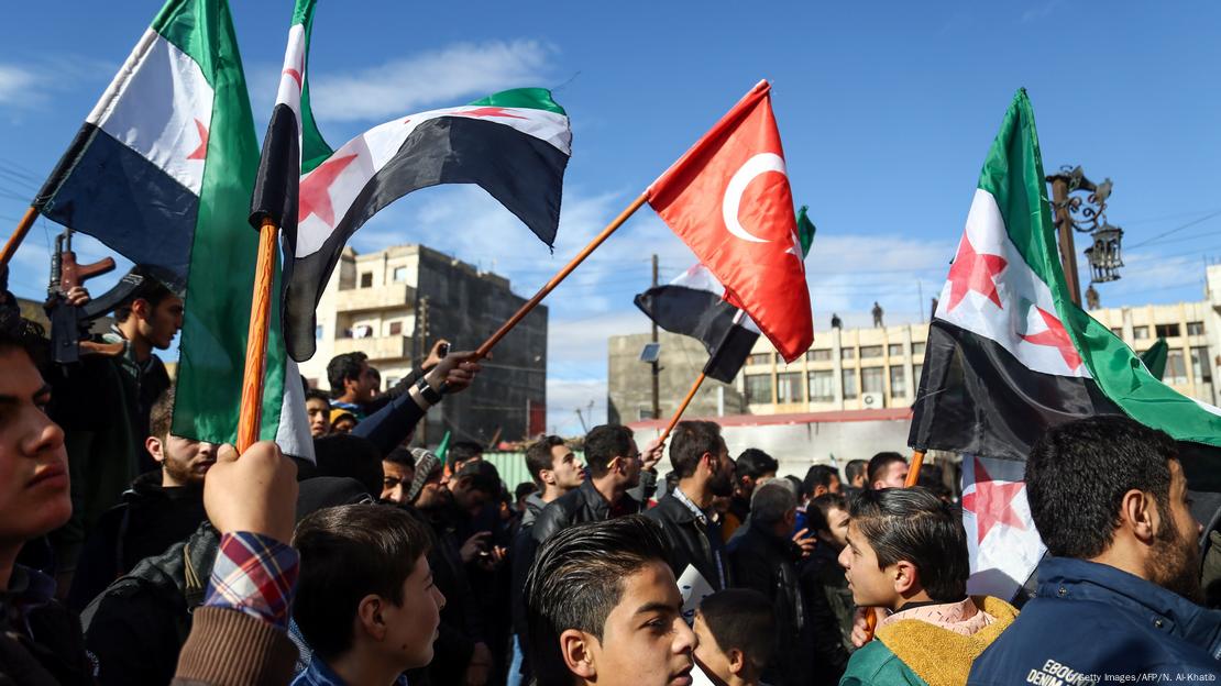 Suriye'de, Türkiye'nin askeri operasyonlarını destekleyen Suriyeliler - (19.01.2018)