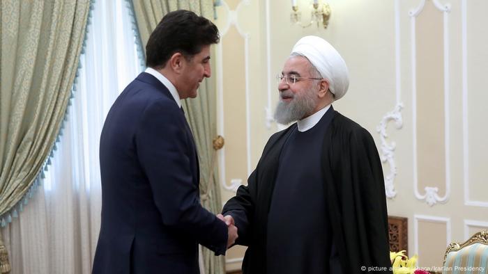 Iran Hassan Rouhani und Nechirvan Barzani