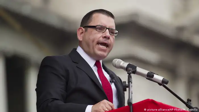 Guatemala Manuel Baldizon ehemaliger Präsidentschaftskandidat (picture-alliance/AP Photo/M. Castillo)