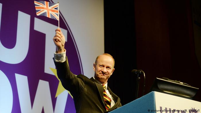 Großbritannien UKIP Konferenz Torquay Henry Bolton (picture-alliance/empics/B. Birchall)