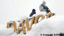 达沃斯白雪皑皑迎年会