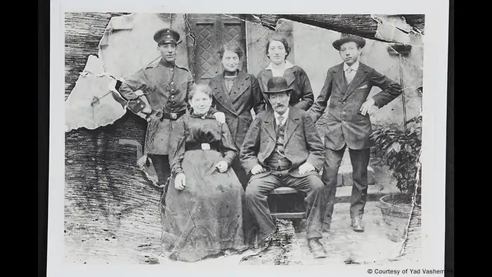 Foto de una familia judía de la Primera Guerra Mundial.