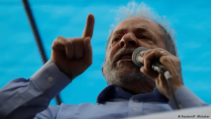 Brasilien Wahlkampf Luiz Inacio Lula da Silva (Reuters/P. Whitaker)