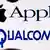 USA Apple und Qualcomm Logo