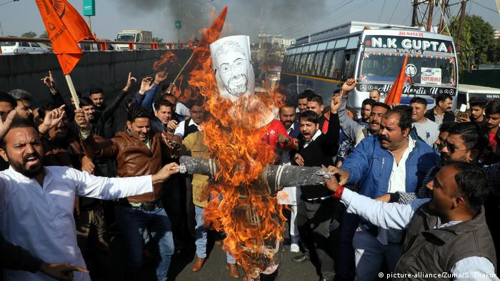 Indien Protest gegen Film Padmavat /Padmavati (picture-alliance/Zuma/S. Thakur)