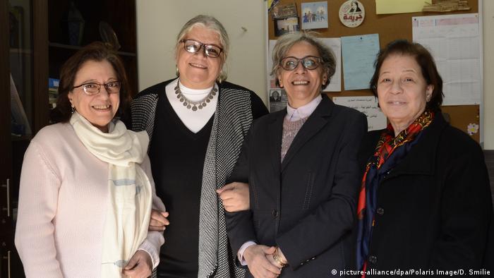 Founders of the Nadeem Center for torture victims in Cairo, Egypt