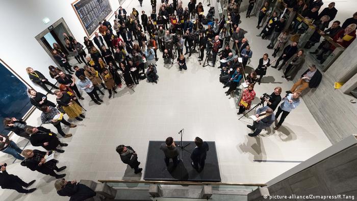 Pressekonferenz zur Andreas Gursky-Retrospektive in der Hayward Gallery in London (picture-alliance/Zumapress/R.Tang)