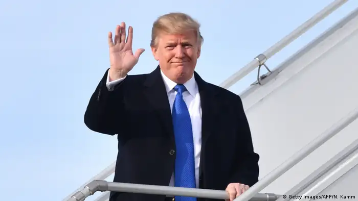 Schweiz Ankunft Trump in Zürich (Getty Images/AFP/N. Kamm)