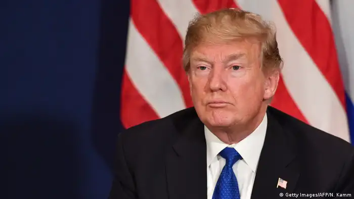 Schweiz Davos Weltwirtschaftsforum Donald Trump (Getty Images/AFP/N. Kamm)