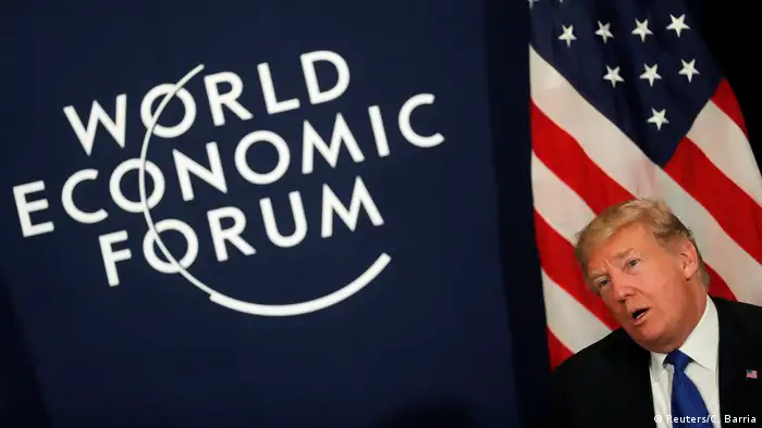 Weltwirtschaftsforum 2018 in Davos | Donald Trump, Präsident USA