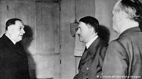 Hitler empfängt Milan Neditsch, 1943.