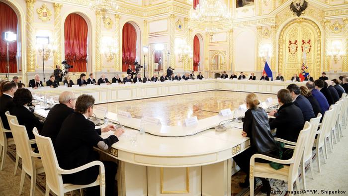 Sitzung des Rates für Kultur und Kunst bei Präsident Wladimir Putin im Kreml