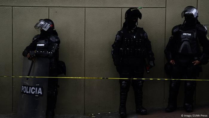 Symbolbild Polizei in Kolumbien Bogota (Imago/ZUMA Press)