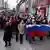 Участники акции "Забастовка избирателей" в Москве, январь 2018 года