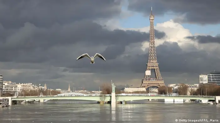 Flooding in Paris, France