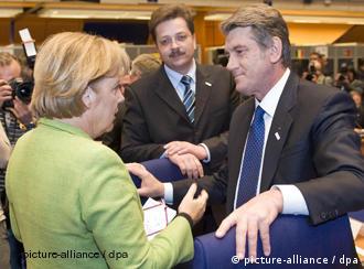 German Chancellor Angela Merkel was the only Western European leader to attend the Prague talks
