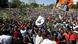Supporters of Raila Odinga gather in Uhuru Park Supporters of Raila Odinga gather in Uhuru Park