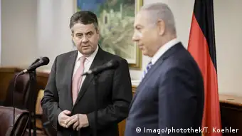 Sigmar Gabriel and Benjamin Netanjahu