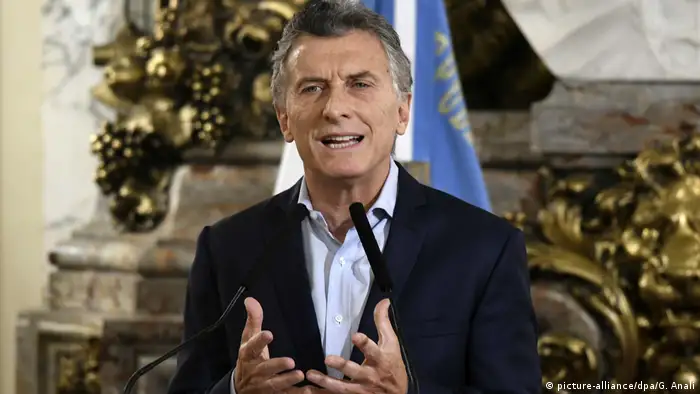 Argentiniens Präsident Mauricio Macri (picture-alliance/dpa/G. Anali)