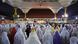 Indonesien Supermond Muslime Zeremonie Gebet Indonesien Supermond Muslime Zeremonie Gebet