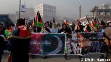 Afghanistan Kabul Protest gegen vermutete pakistanische Unterstützung der Taliban (DW/H. Hamraz)