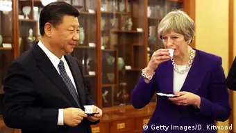 Peking Theresa May bei Xi Jinping