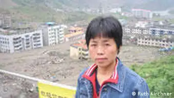 Zhuang Yong Feng who lost her husband in Beichuan
