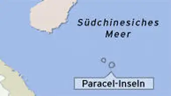 Paracel Inseln im Südchinesischen Meer China Vietnam
