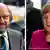 Kombobild Koalitionsverhandlungen- Martin Schulz und Angela Merkel