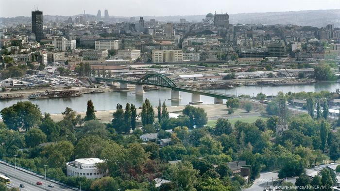 Serbien Belgrad Stadtansicht