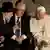 Papst Benedikt XVI. mit dem Vorsitzenden des Yad-Vaschem-Rates, Israel Meir Lau, und dem Knesset-Sprecher Reuven Rivlin (Foto: AP)