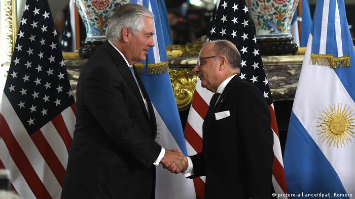 Lateinamerika Reise US-Außenminister Rex Tillerson in Argentinien (picture-alliance/dpa/J. Romero)