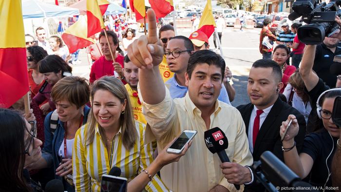 Costa Rica Elections Präsidentschaftswahlen Carlos Alvarado (picture-alliance/AA/A. Robert)