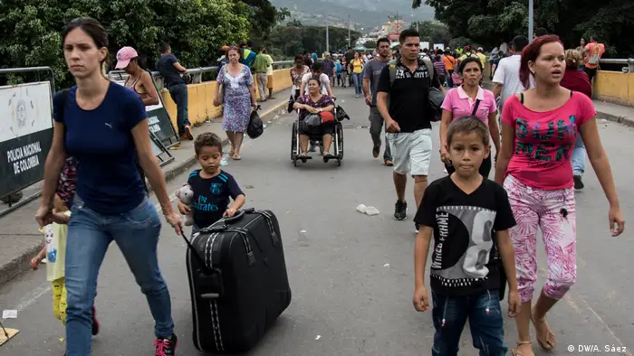 Kolumbien Cúcuta Grenze Venezuela | Cúcuta - Grenzsitutation (DW/A. Sáez )