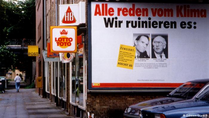 Plakataktionen von Klaus Staeck - Greenpeace 1990