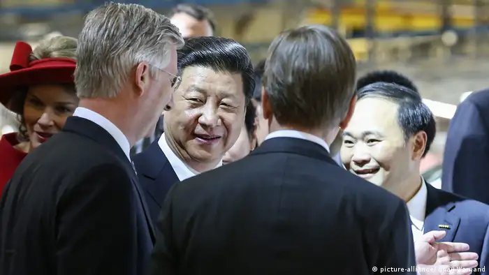 Chinesischer Präsident Xi Jinping besucht Vovlo in Belgien